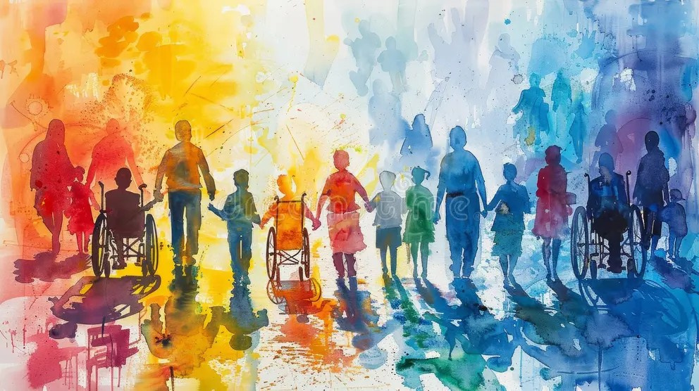 verschiedene Menschen schemenhaft dargestellt mit Wassermalfarben
© watercolor-painting-depicts verschiedene Menschen schemenhaft dargestellt mit Wassermalfarben
© watercolor-painting-depicts